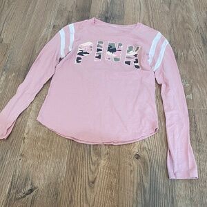 Girls Victoria’s Secret Pink Long Sleeve Shirt